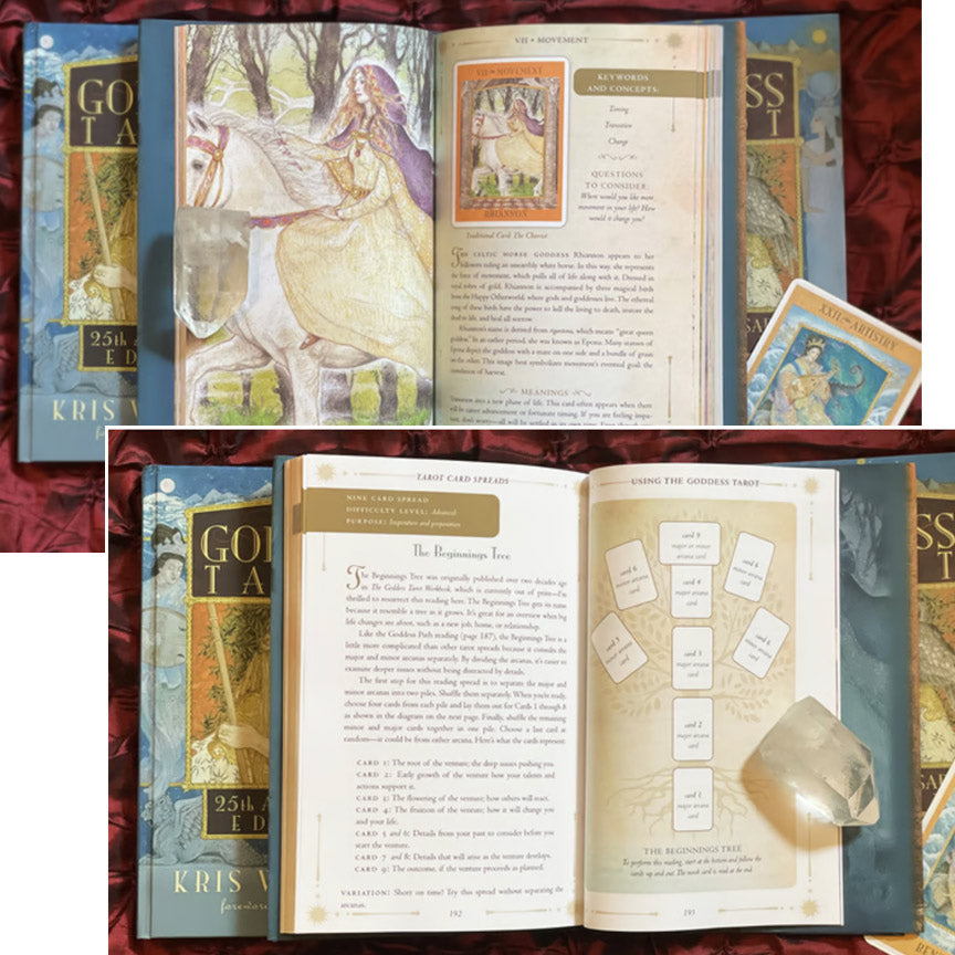 The Goddess Tarot 25th Anniversary full color hardcover